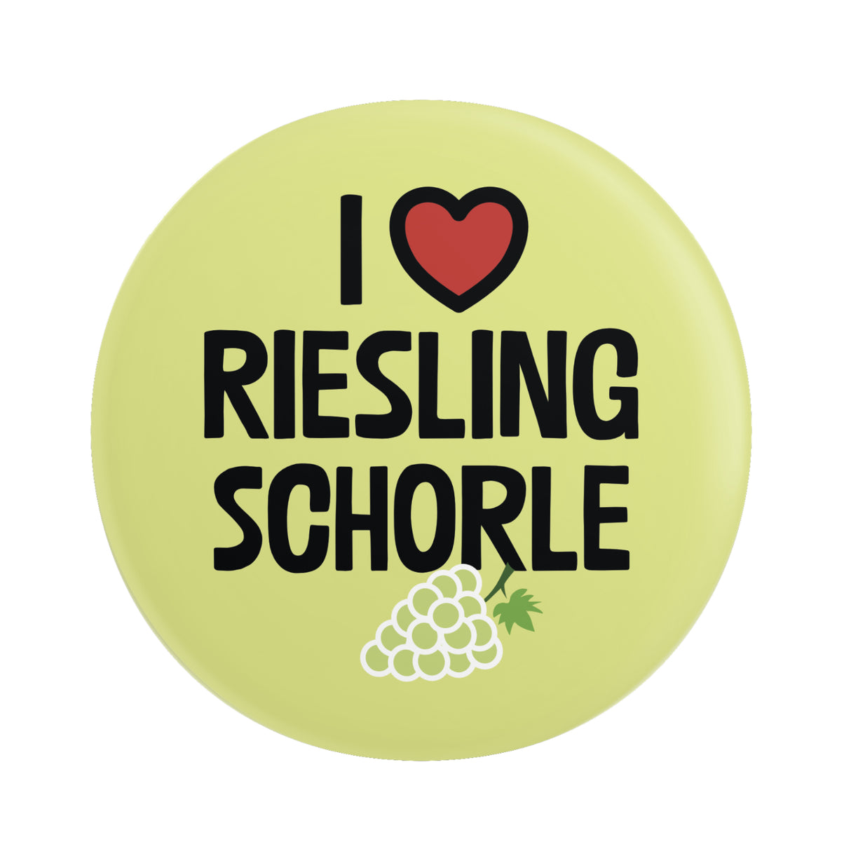 I love Rieslingschorle Ø 25 mm, Pfalz Shop