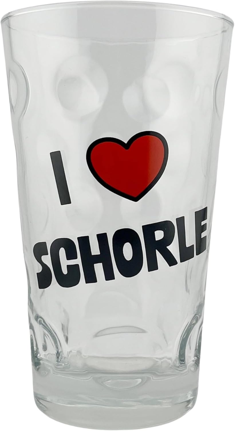 I love Schorle Dubbeglas 0,5 L - klar