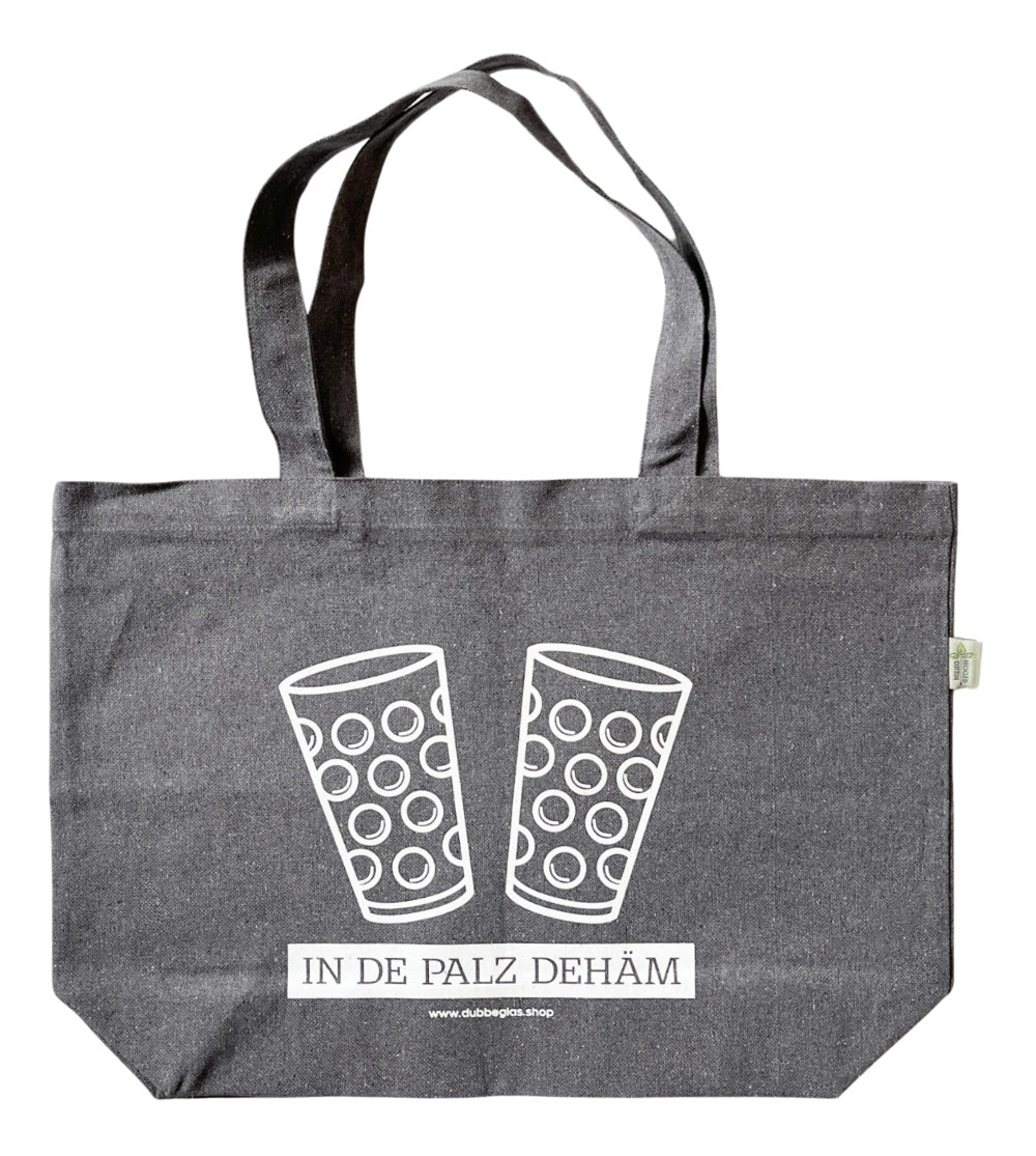 In de Palz dehäm & Dubbegläser XXL Shopper