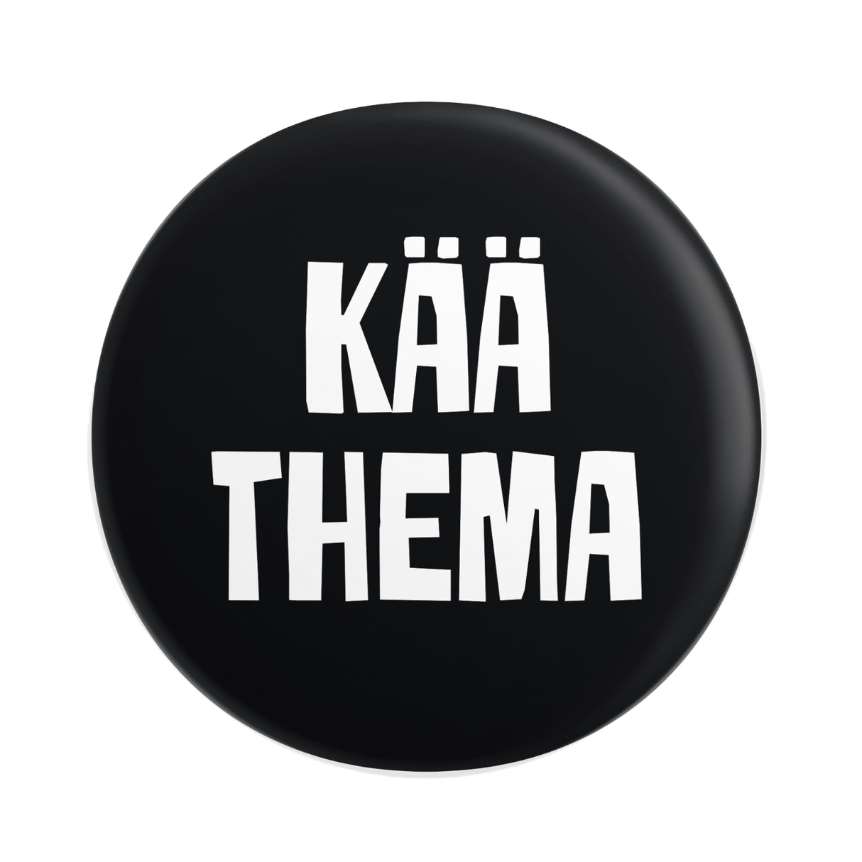 Kää Thema - Pfälzisch Button Ø 25 mm, Schwarz, Pfalz Shop