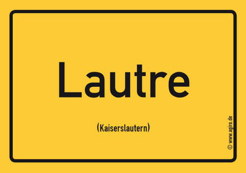 Kaiserslautern - Lautre Aufkleber