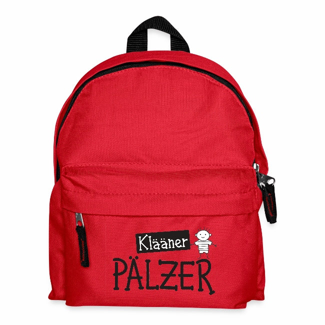 Klääner Pälzer - Kinder Rucksack - Rot
