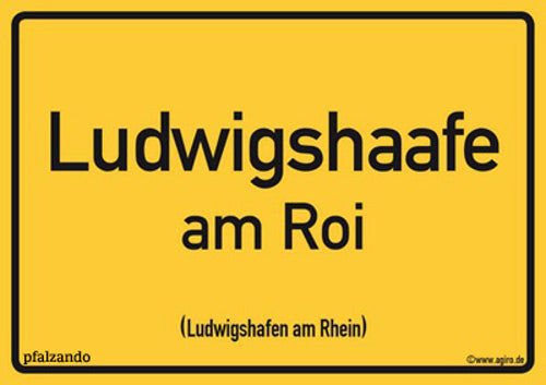 Ludwigshafen am Rhein - Ludwigshaafe am Roi Aufkleber