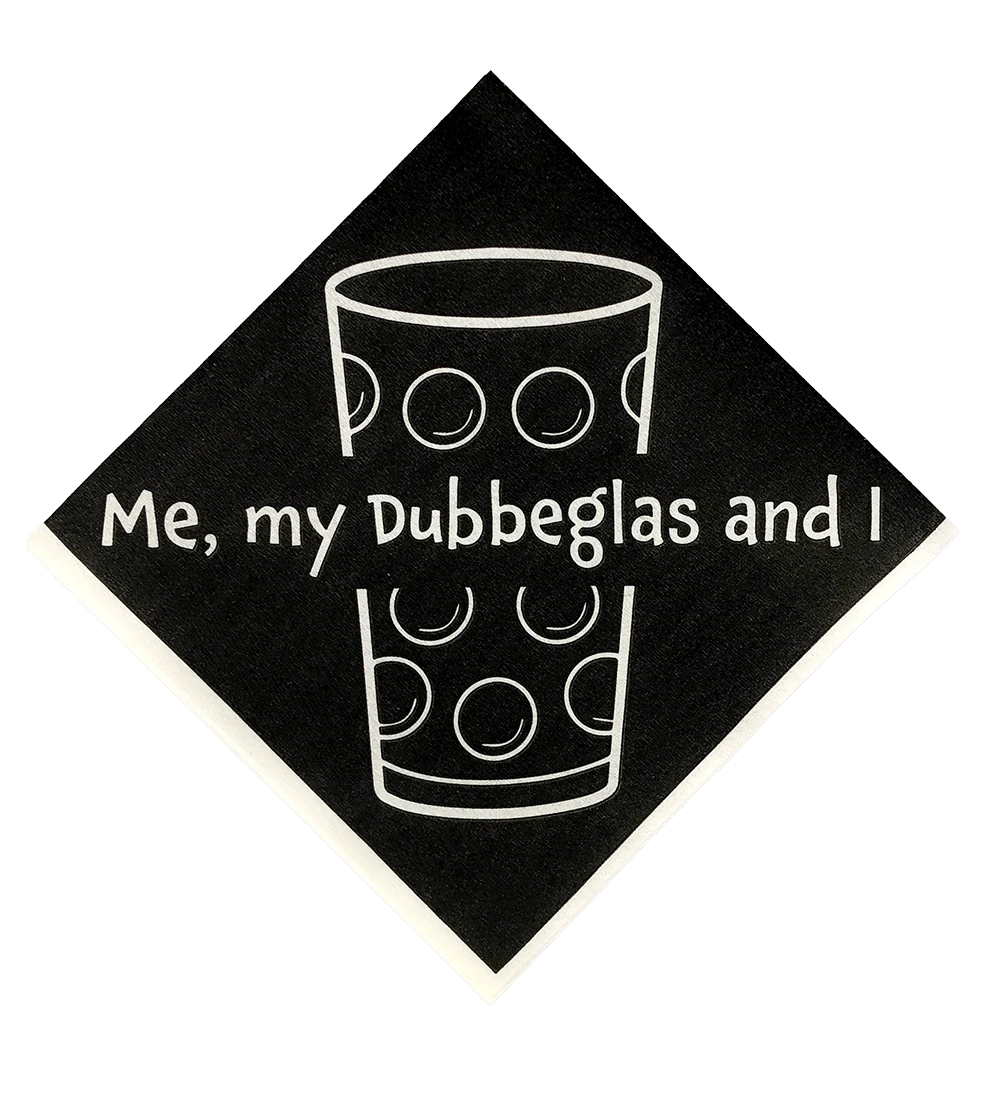 Servietten Me, my Dubbeglas and I (20 Stück)