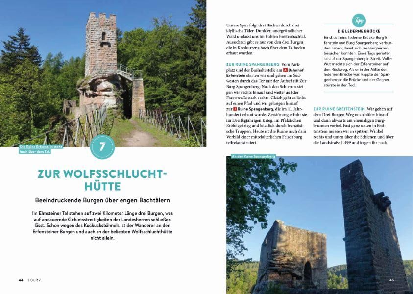 Mystische Pfade Pfalz - Wanderführer, Zur Wolfsschlucht-Hütte