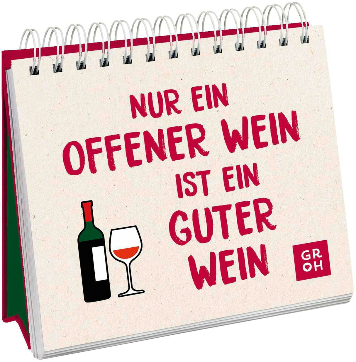 Nur ein offener Wein ist ein guter Wein - Spiralaufsteller