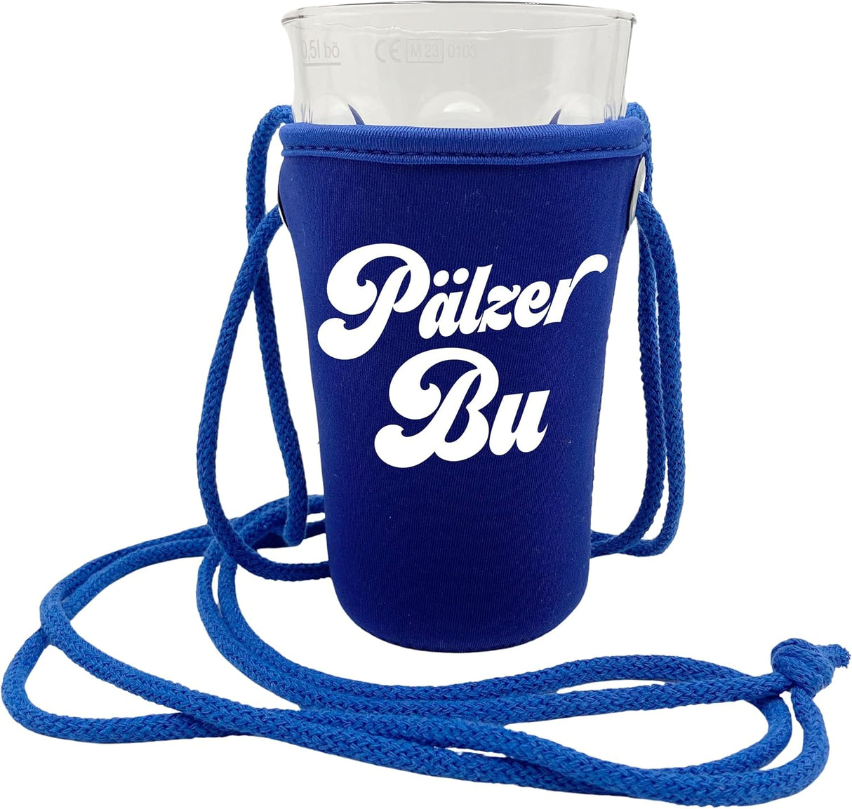 Pälzer Bu Dubbeglashalter - blau