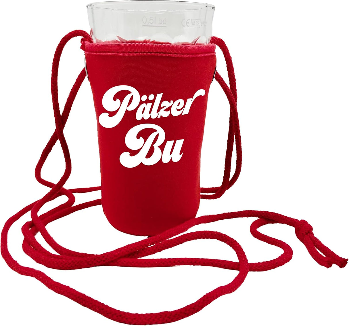 Pälzer Bu Dubbeglashalter - rot