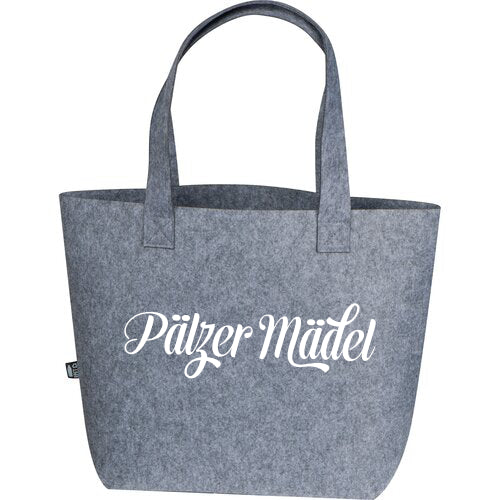 Pälzer Mädel Filztasche (grau)