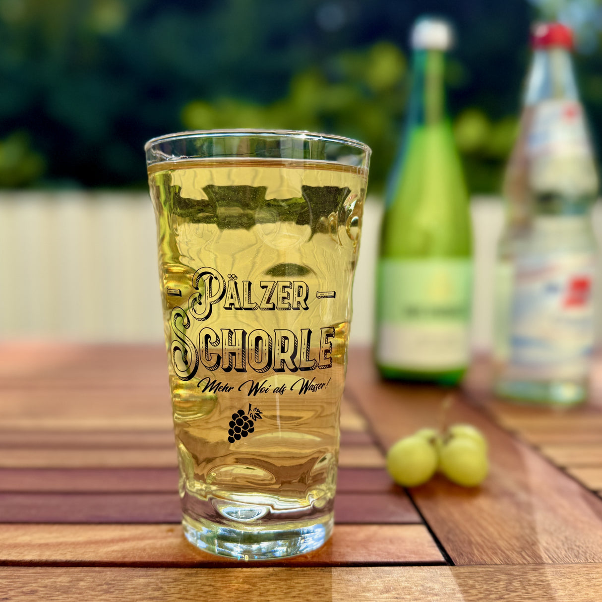 Pfälzer Schorle Dubbeglas 0,5 L - mit Rieslingschorle
