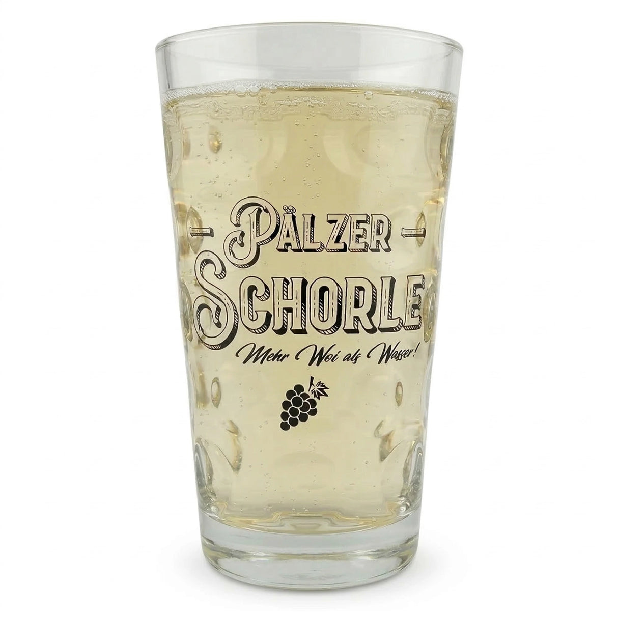 Pfälzer Schorle - Mehr Woi als Wasser! Dubbeglas 0,5 L - mit Rieslingschorle