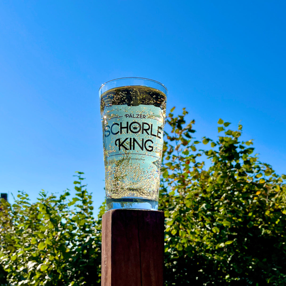 Pälzer Schorle King 0,5 L Dubbeglas mit Rieslingschorle