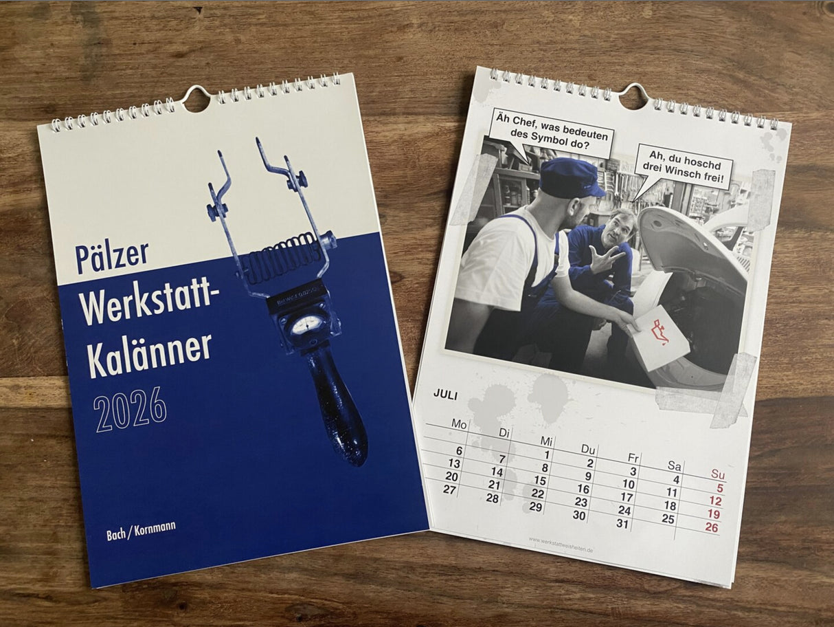 Pälzer Werkstatt-Kalänner 2026, (Pfälzisch Shop)