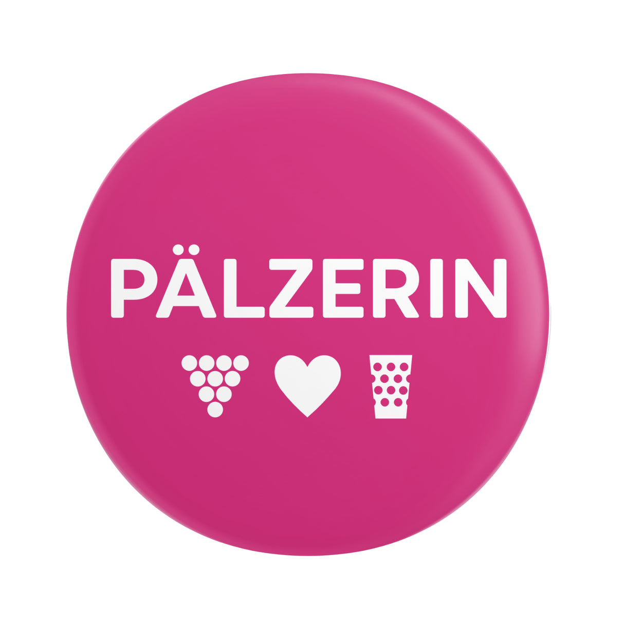 Pälzerin Button Ø 25 mm - Pink