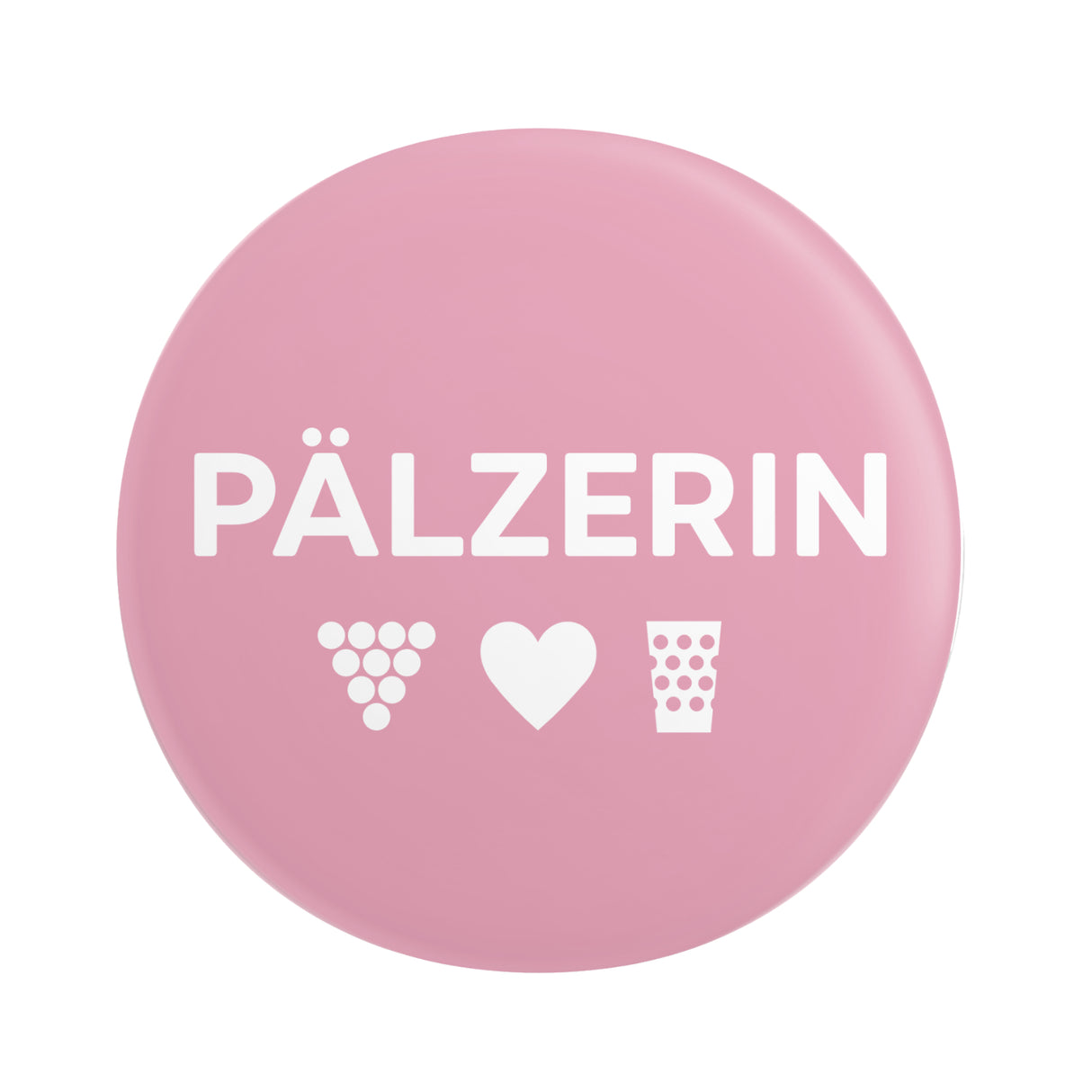 Pälzerin Button Ø 25 mm - Rosa