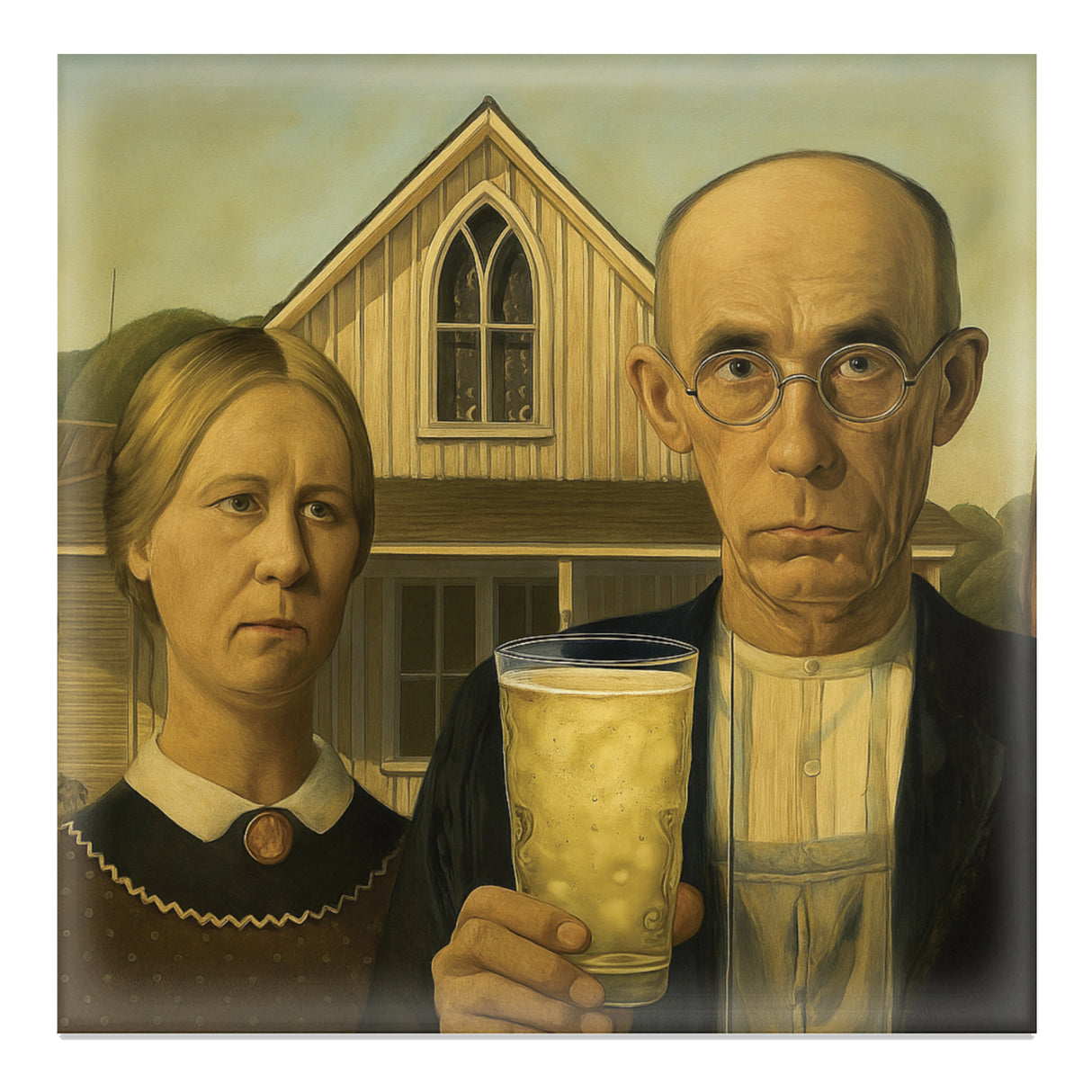 Pfälzer Gothic mit Dubbeglas - Magnet