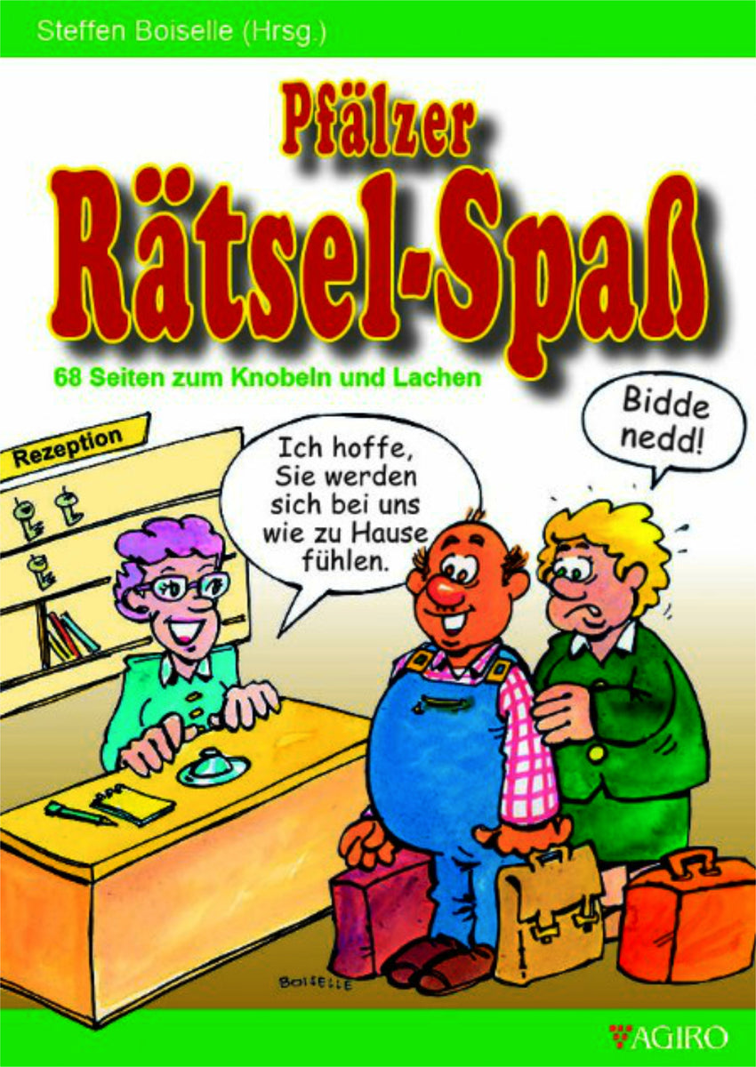 Pfälzer Rätsel-Spaß – knobeln, lachen, Pfalz genießen – Dubbeglas Shop