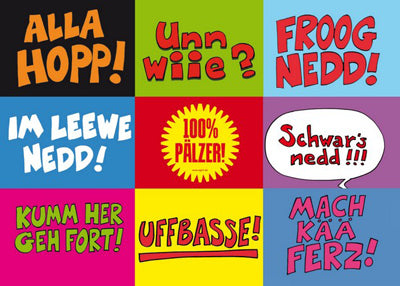 Pfälzer Sprüche Postkarte - Palz Shop
