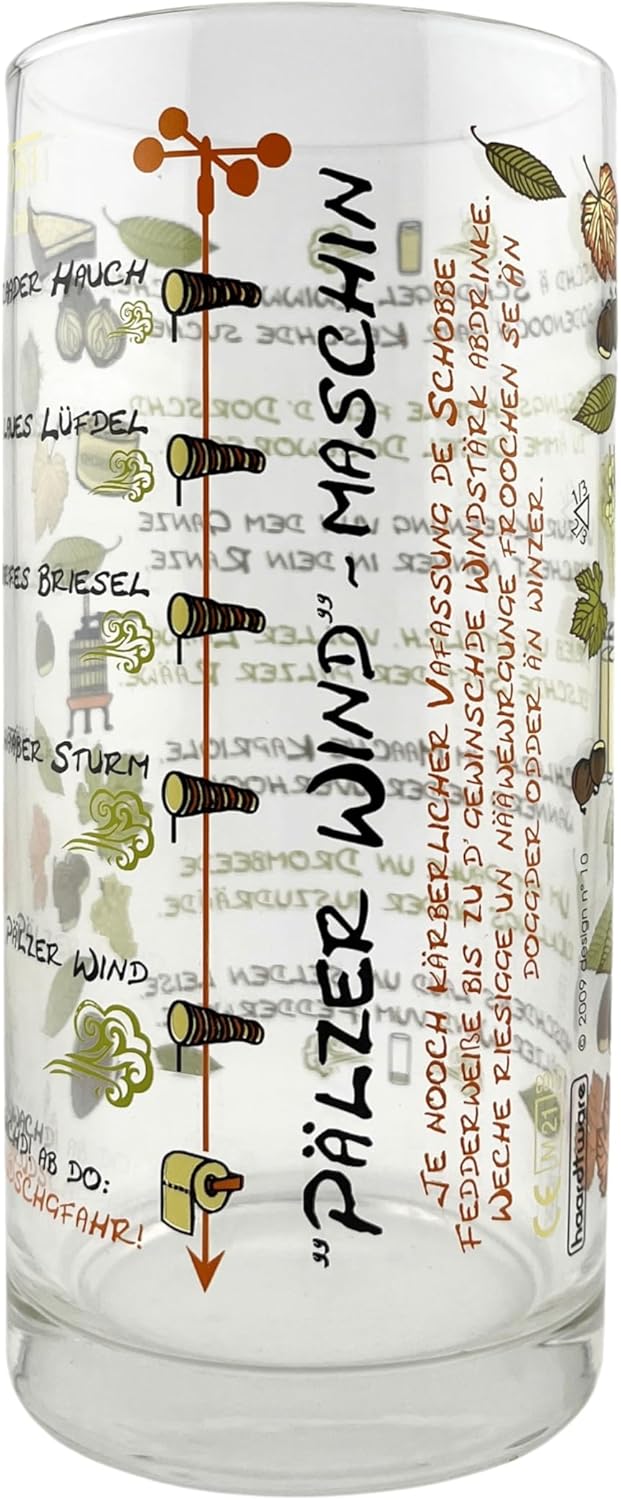 Pfälzer Windmaschin Schoppenglas 0,5 L