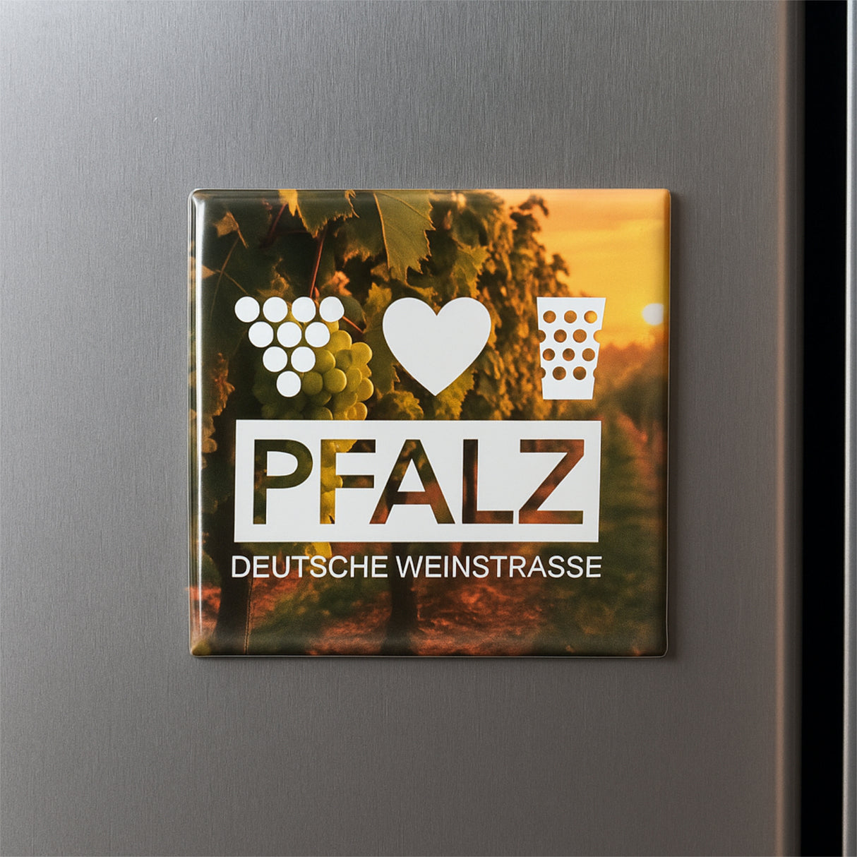 Pfalz - Deutsche Weinstraße Kühlschrankmagnet