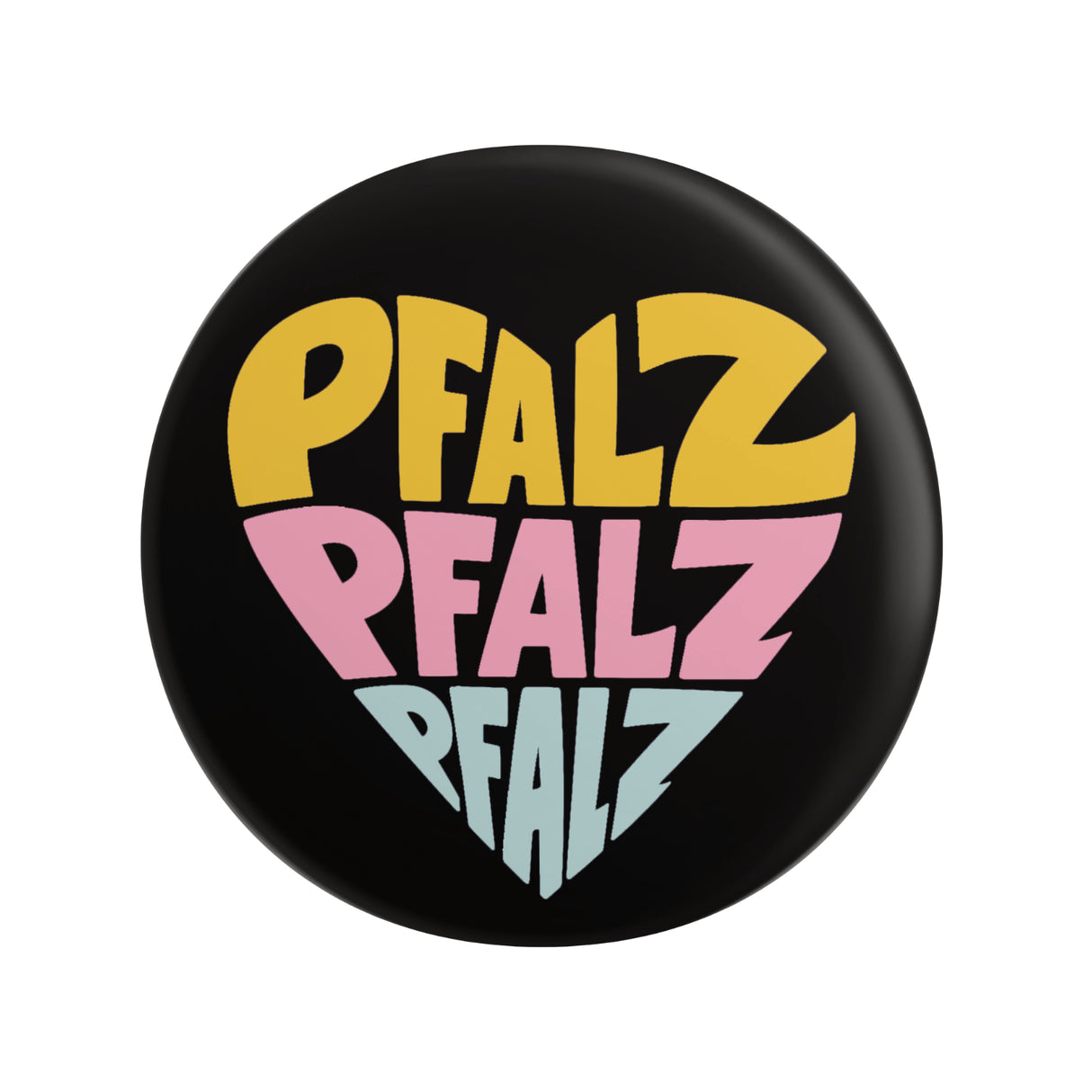 Pfalz Herz Button Ø 25 mm