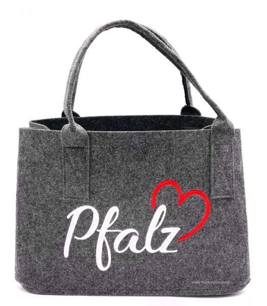Pfalz Herz Filztasche