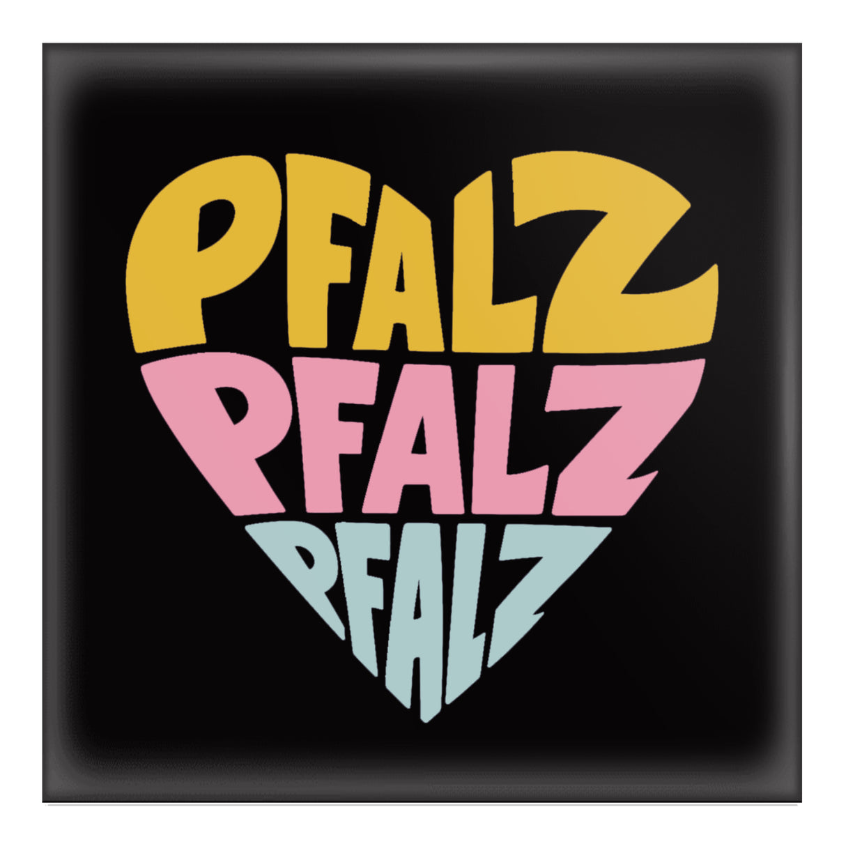 Pfalz Herz Magnet