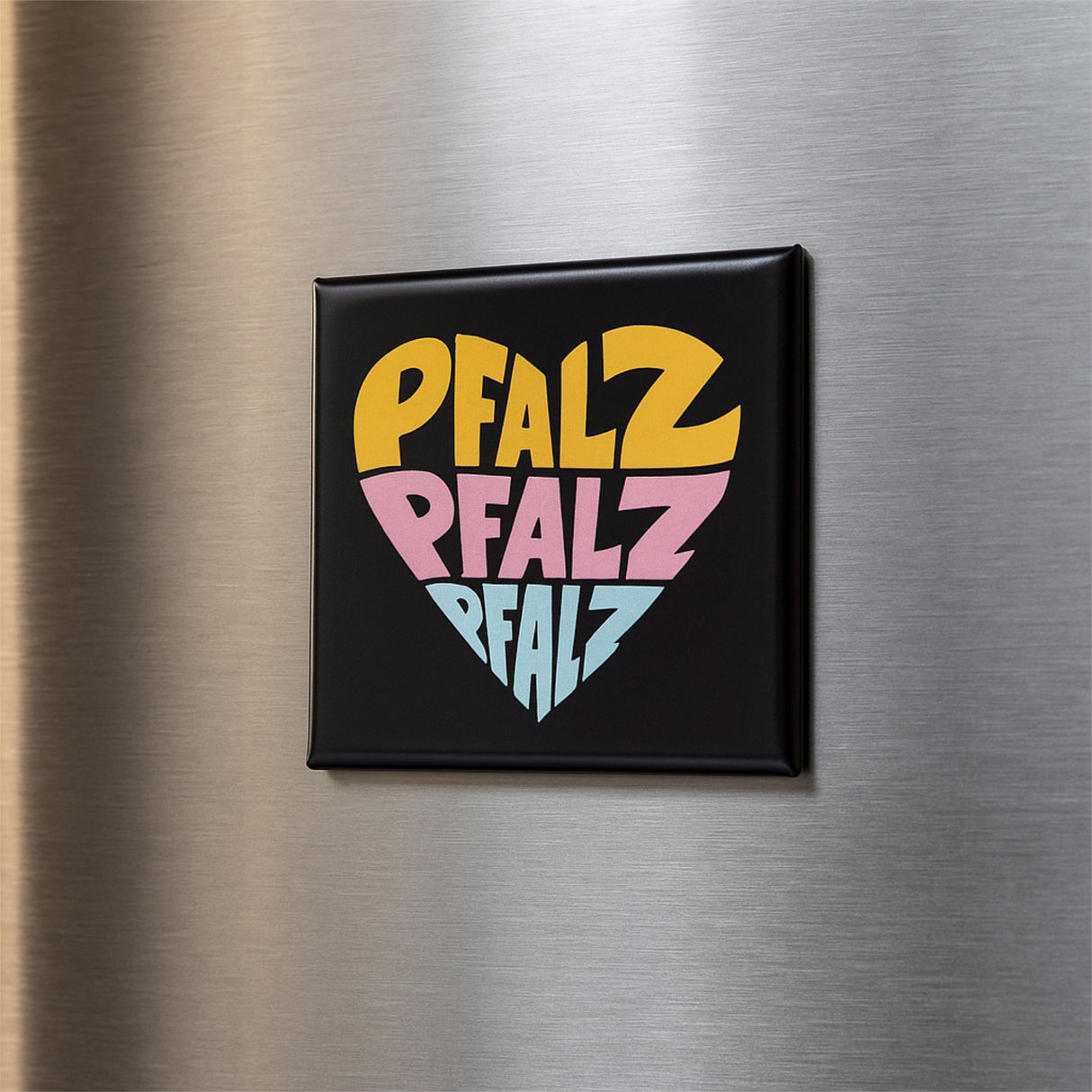 Pfalz Herz Magnet - Kühlschrankmagnet