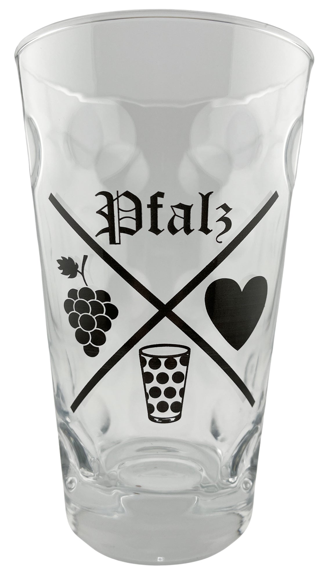 Pfalz Kreuz Dubbeglas 0,5 L