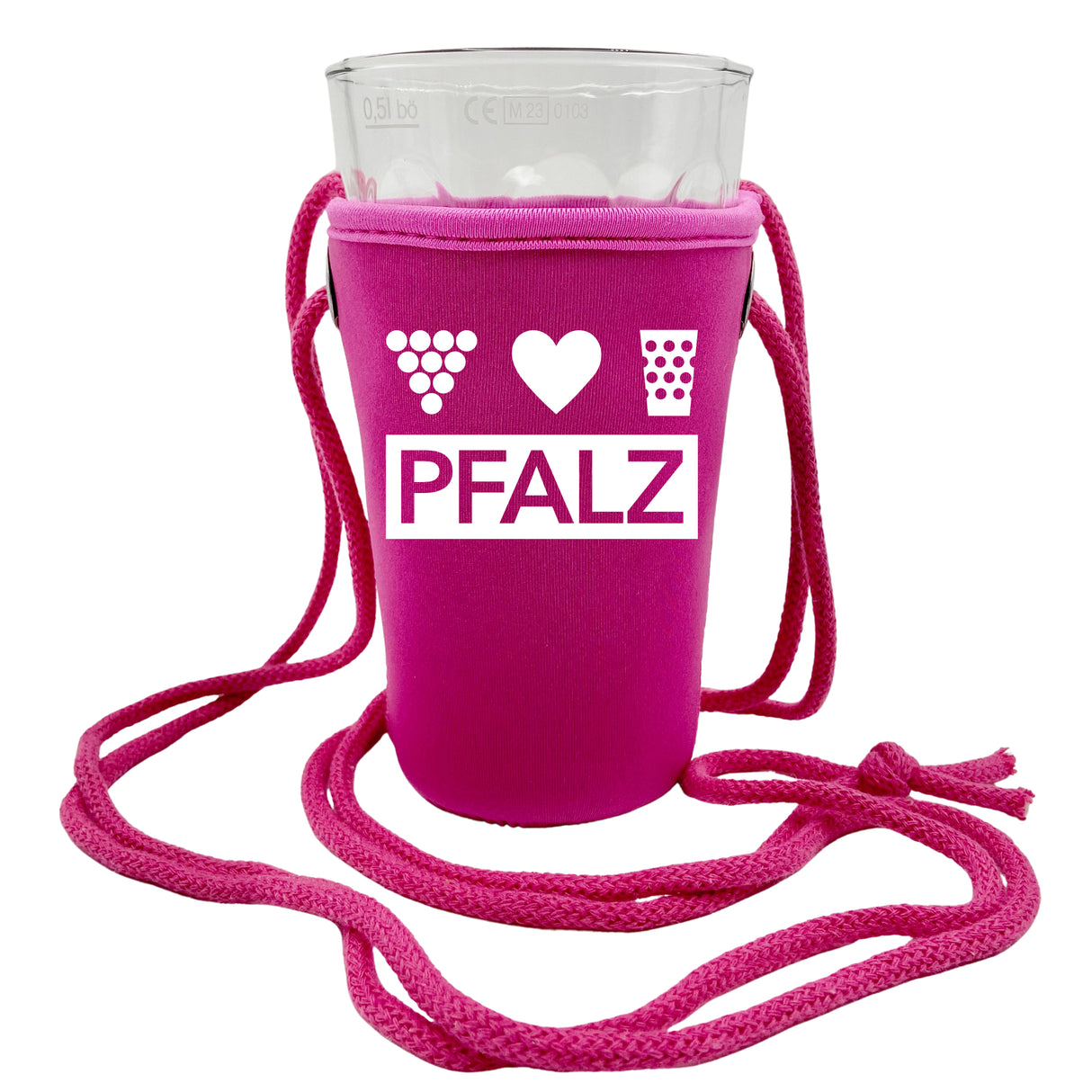 Pfalz Dubbeglashalter - Pink