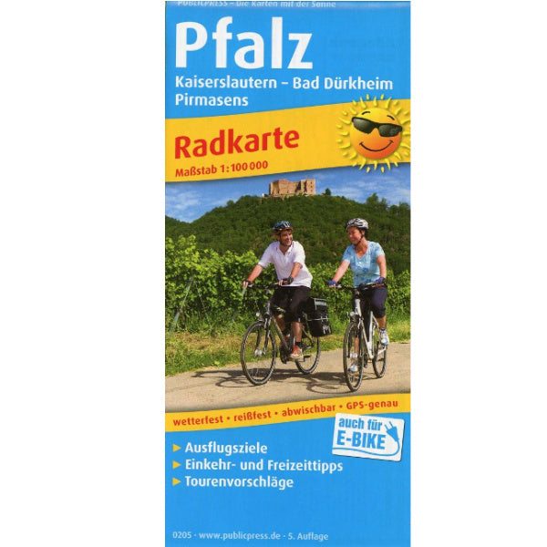 Pfalz Radkarte 1 : 100.000