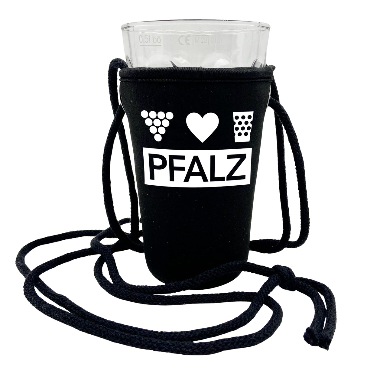 Pfalz Dubbeglashalter - Schwarz