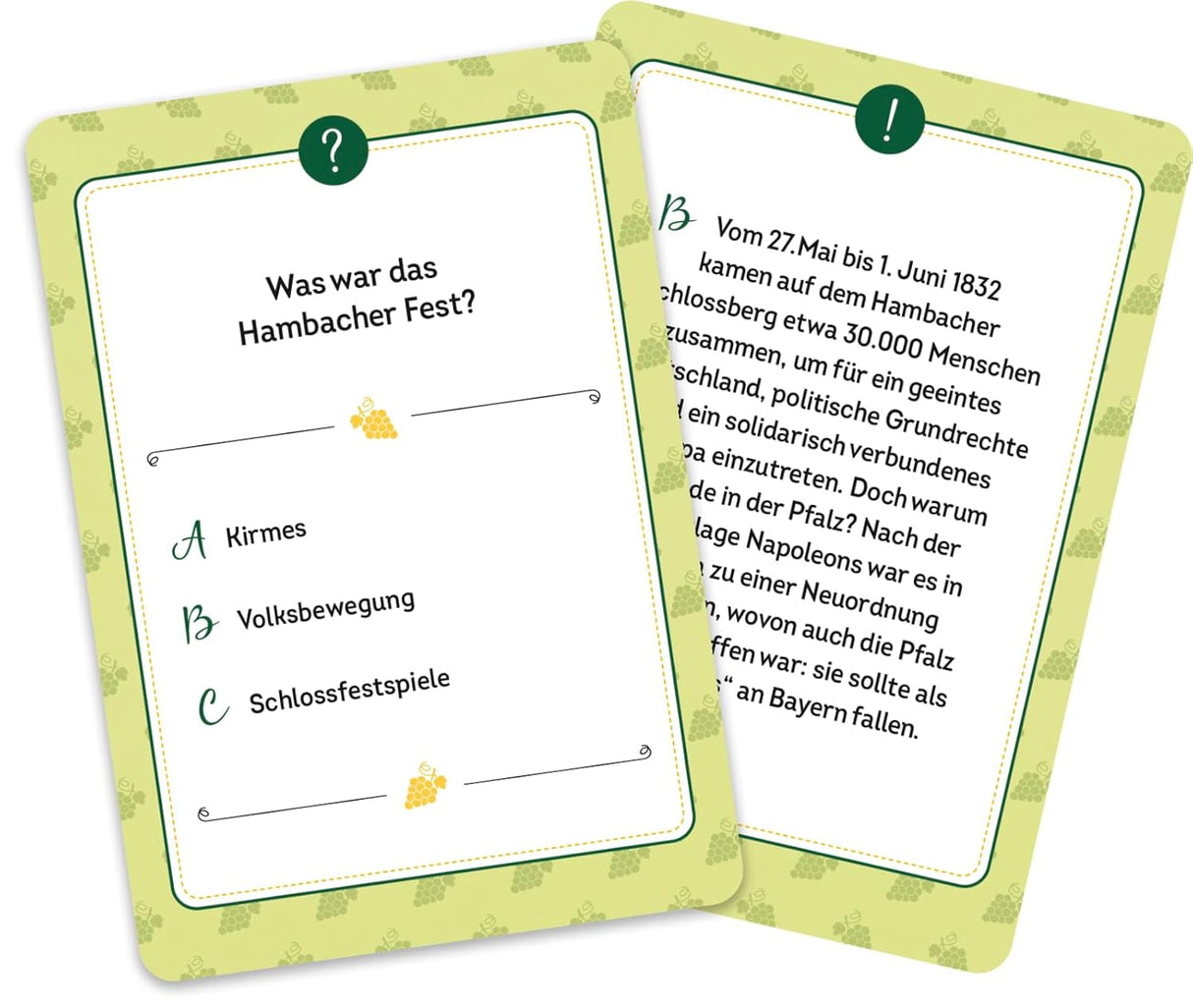 Pfalz - Wer hätte das gedacht?! Das Unnützes-Wissen-Quiz, Hambacher Fest
