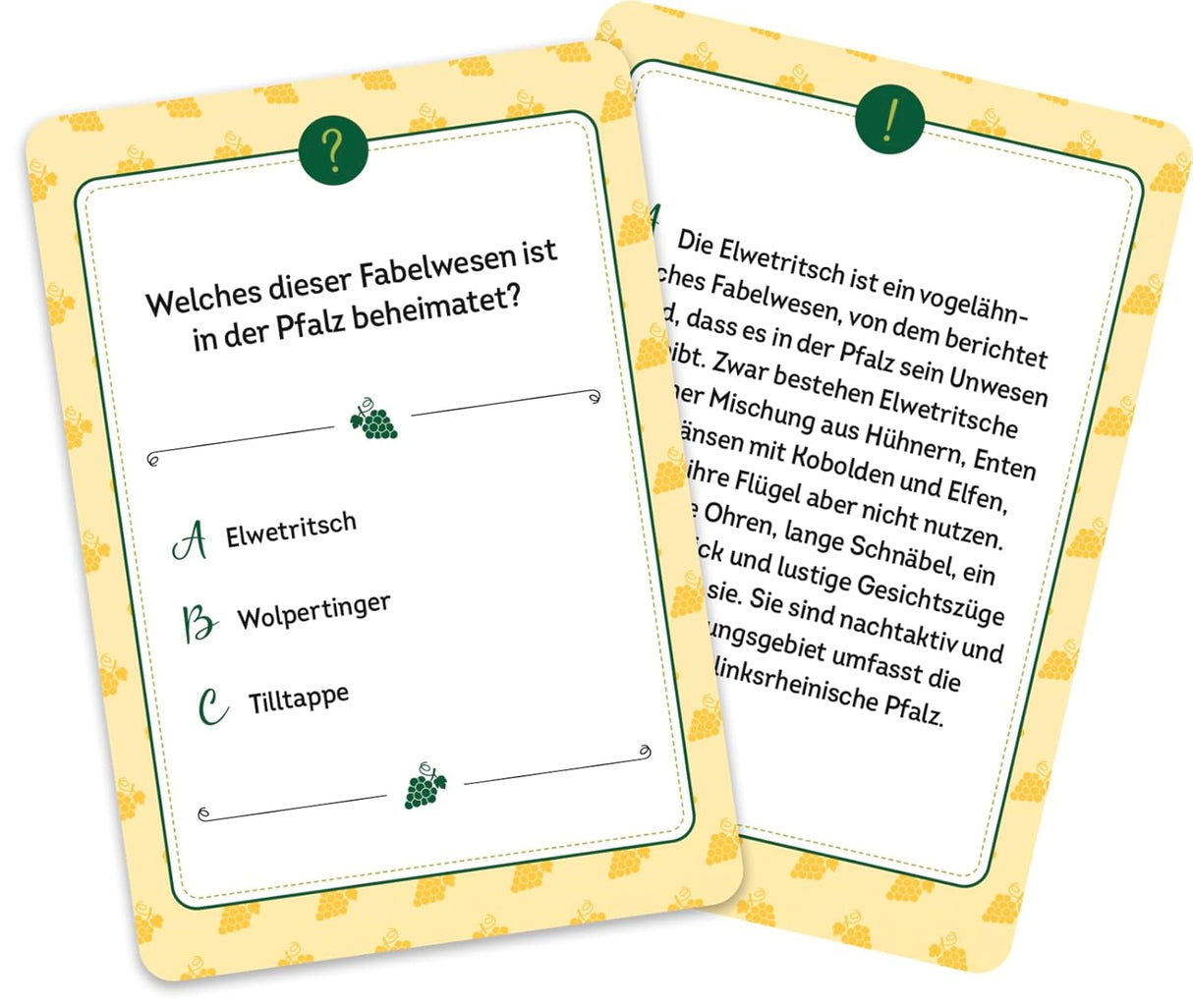 Pfalz - Wer hätte das gedacht?! Das Unnützes-Wissen-Quiz, Elwetritsch