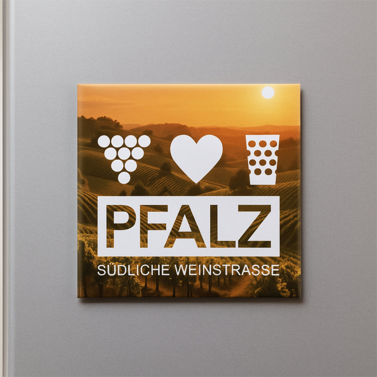 Pfalz - Südliche Weinstraße Kühlschrankmagnet