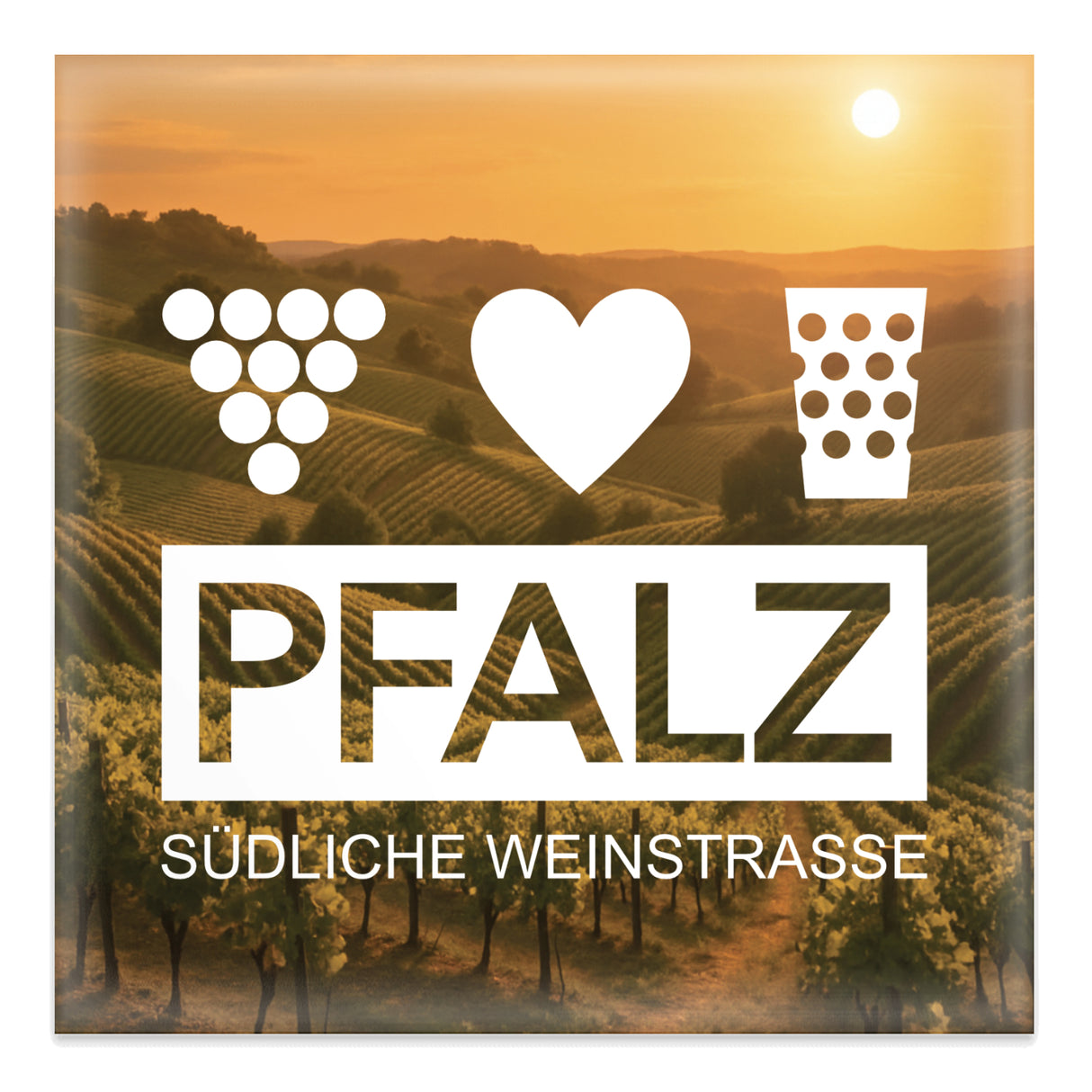 Pfalz - Südliche Weinstraße Magnet