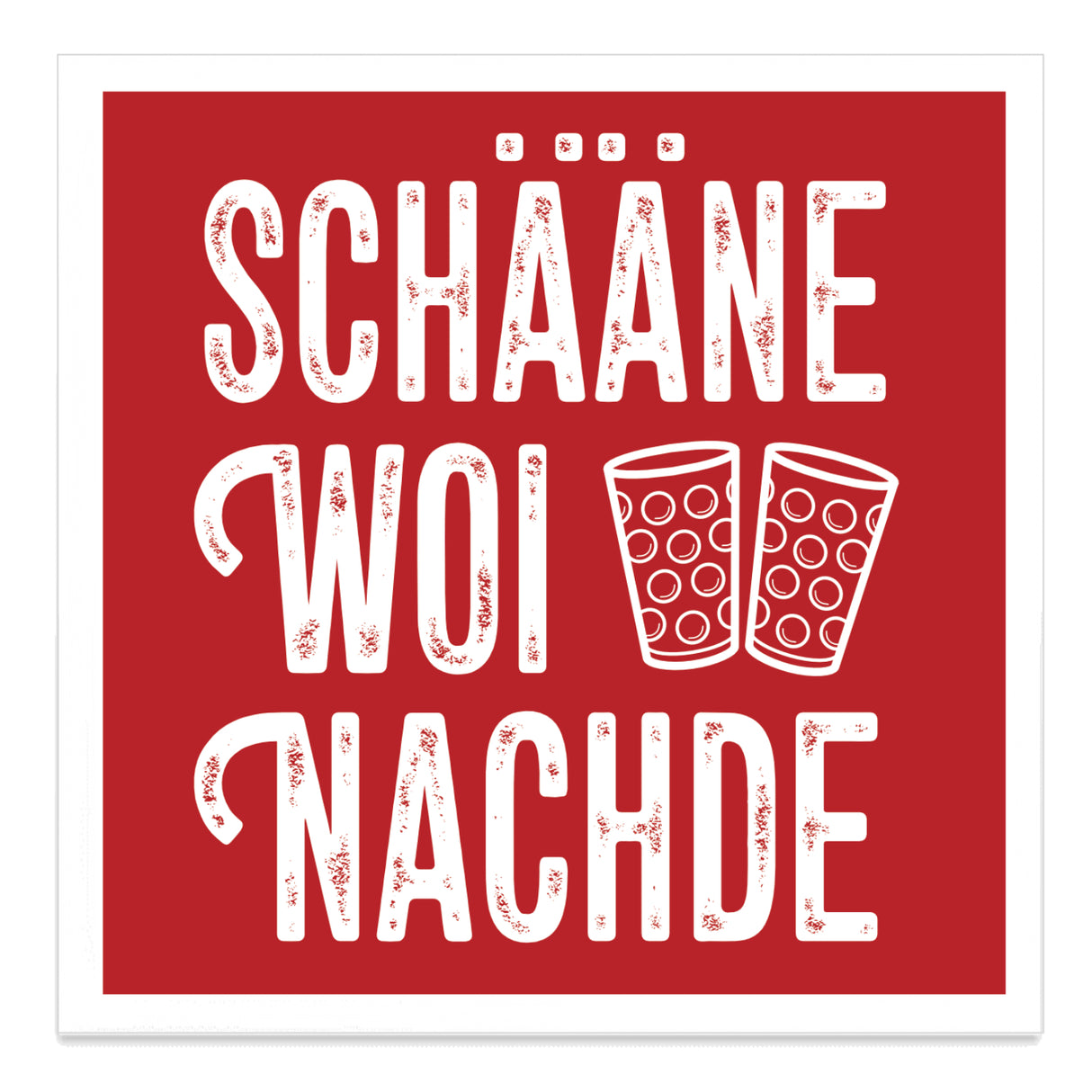 Schääne Woinachde Magnet - Pfalz Weihnachten