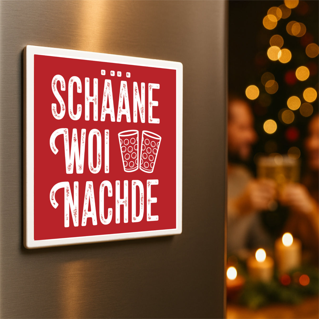 Schääne Woinachde Magnet - Pfalz Weihnachtsmagnet
