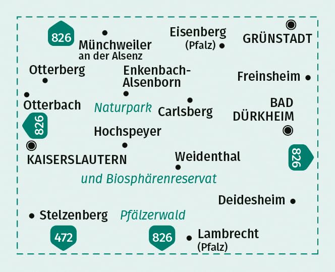 Pfälzerwald Nord Wanderkarte 1:25.000 (Kompass)
