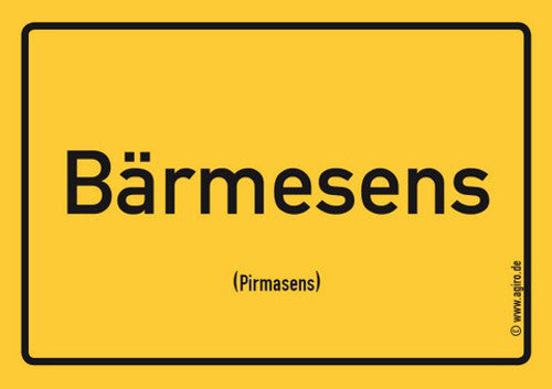 Pirmasens - Bärmasens Aufkleber