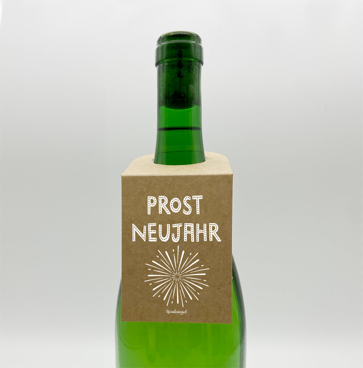 Prost Neujahr - Flaschenanhänger