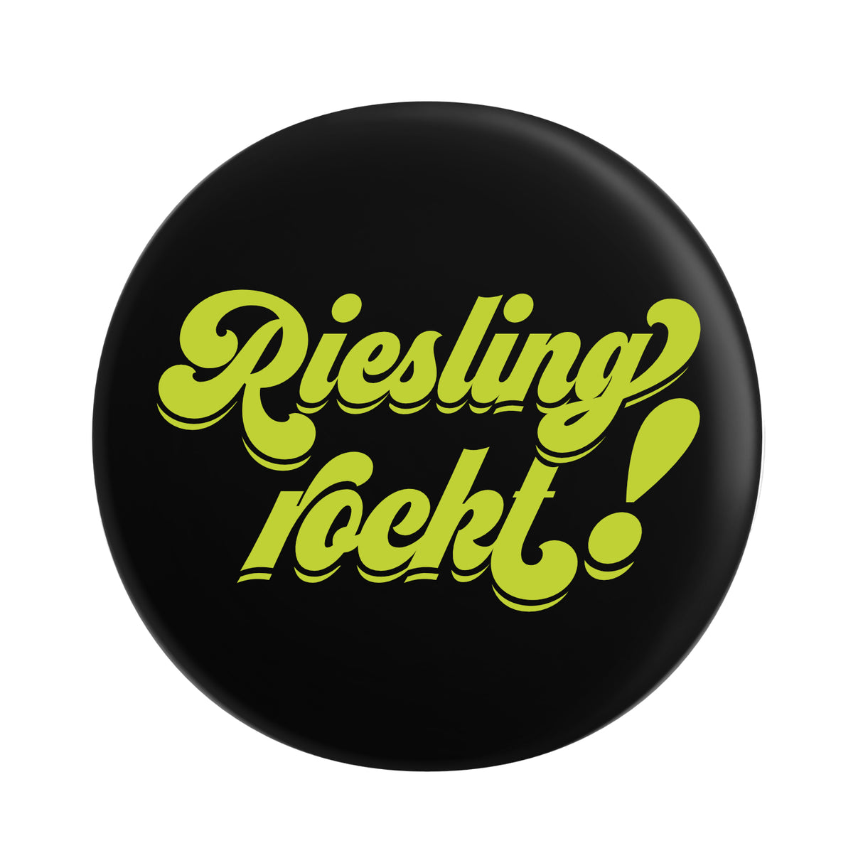 Riesling rockt! Button Ø 25 mm