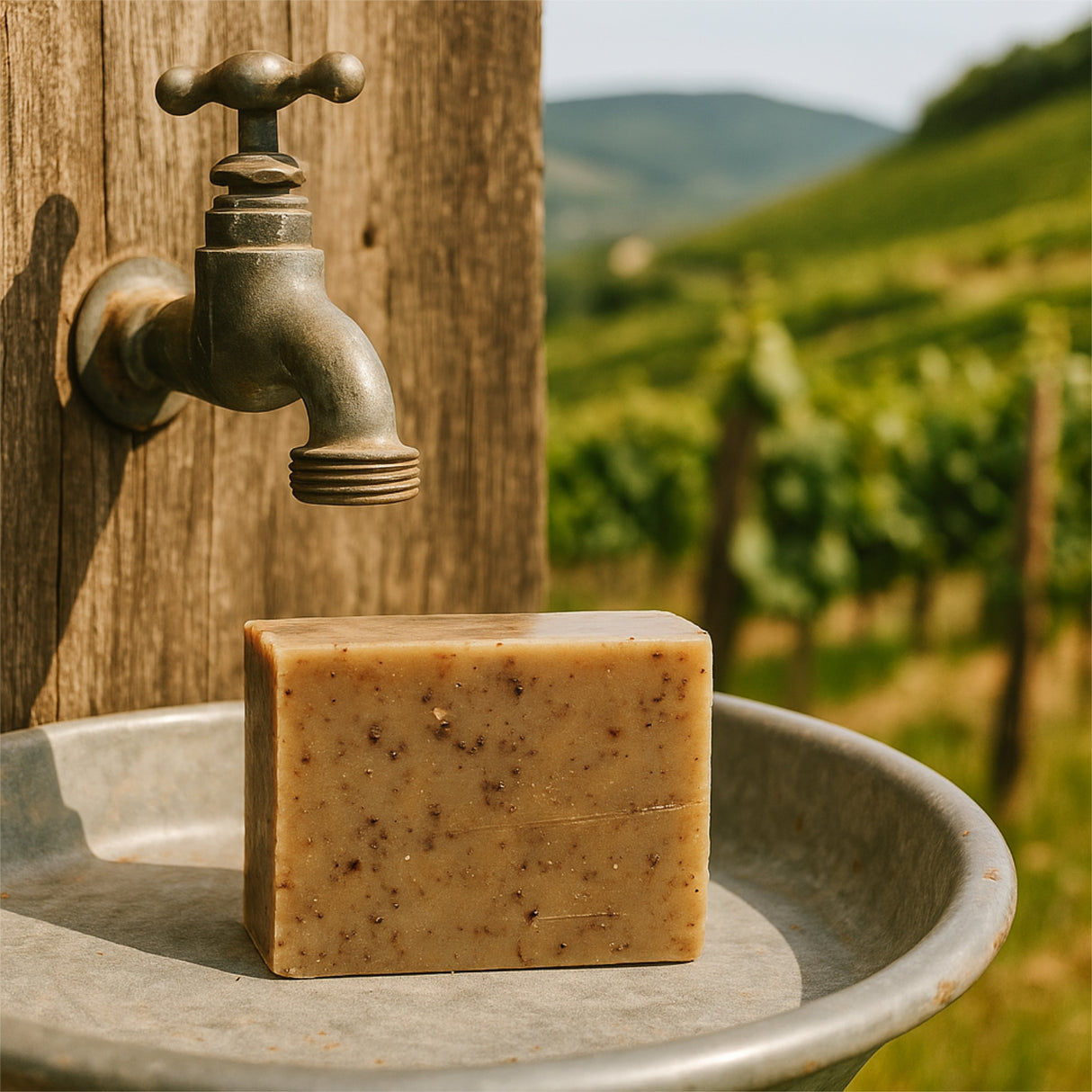 Pfälzer Rieslingseife - Naturseife aus der Pfalz in den Weinbergen