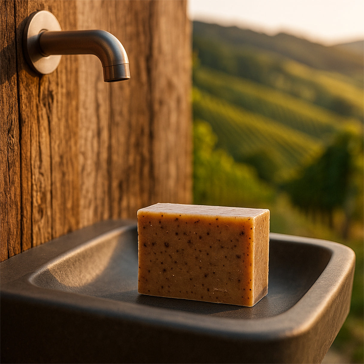 Pfälzer Rieslingseife - Weinseife aus der Pfalz in den Weinbergen