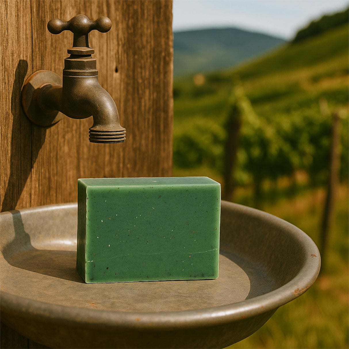 Pfälzer Sauvignon Blanc Seife - Pfalz Naurseife und Weinseife in den Weinbergen