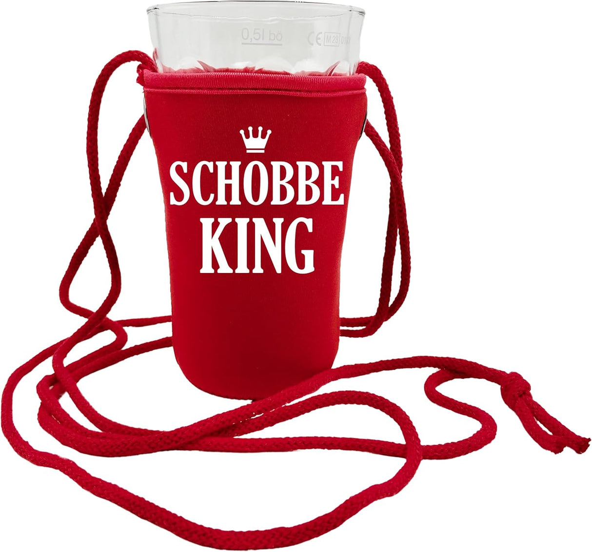 Schobbe King Dubbeglashalter - rot