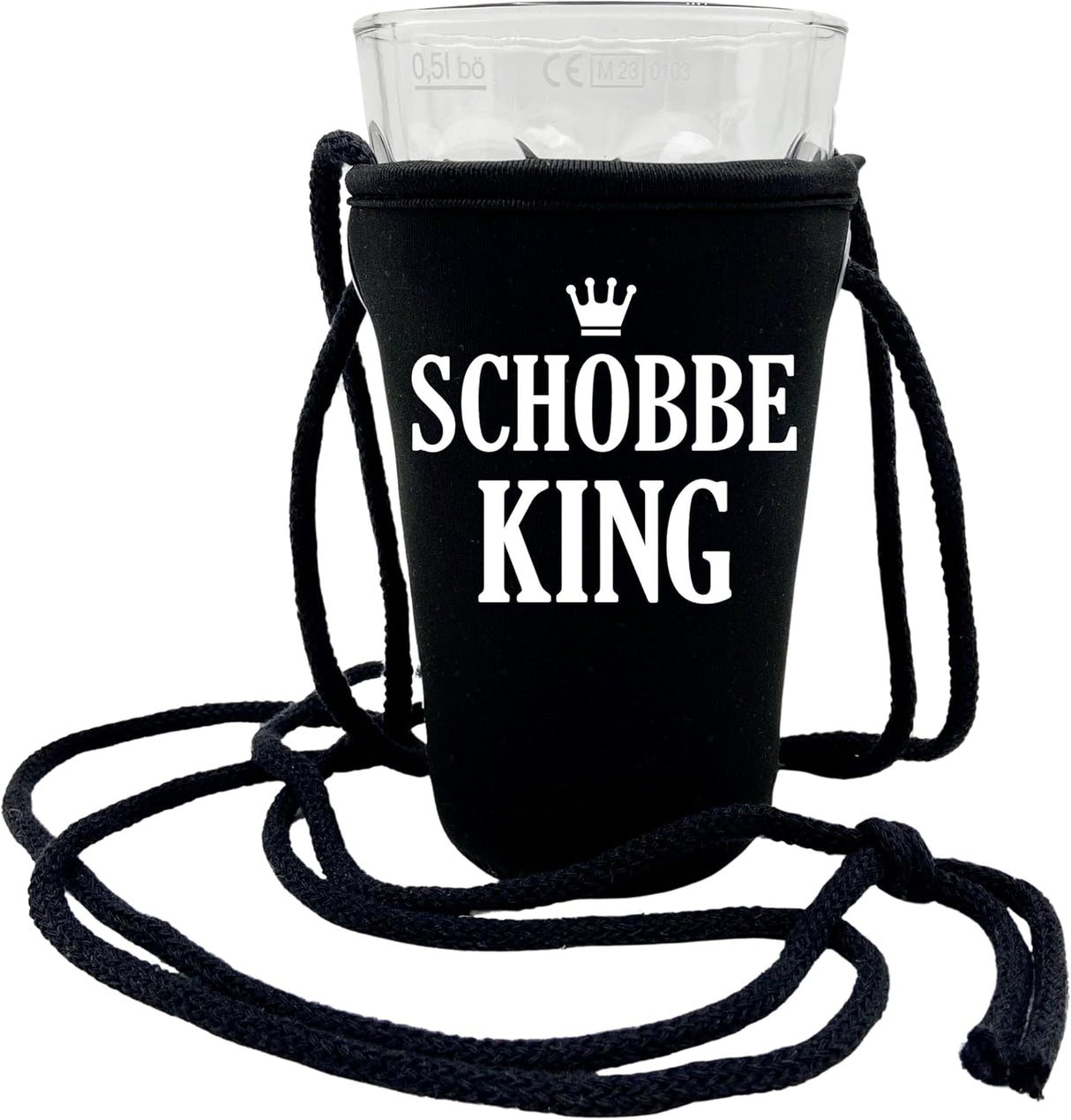Schobbe King Dubbeglashalter - schwarz
