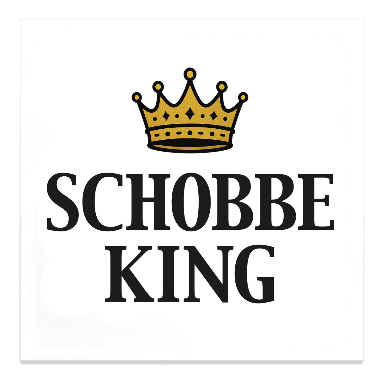 Schobbe King - Magnet, Weiß