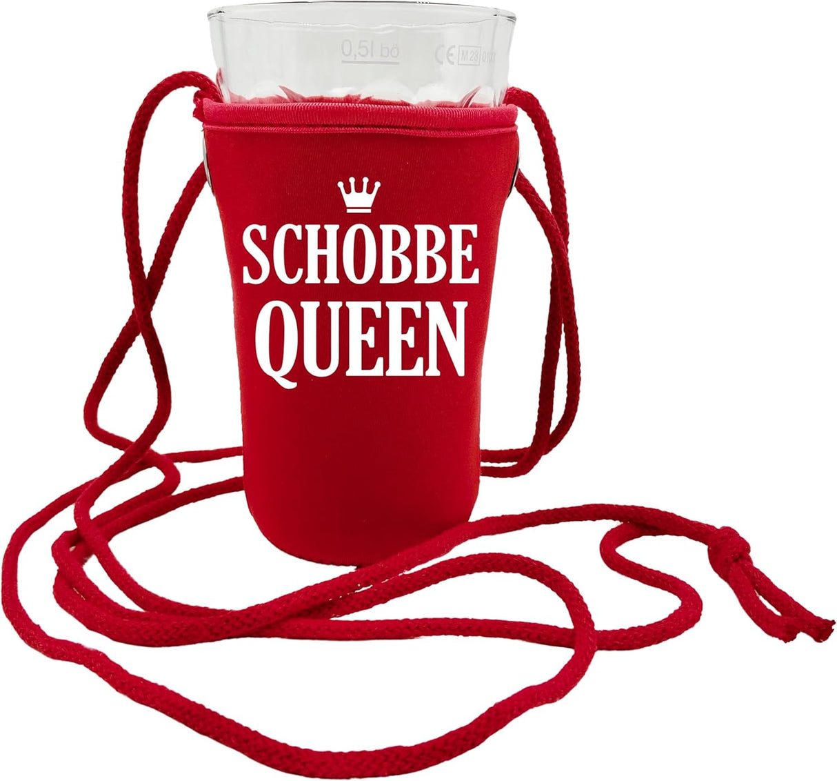 Schobbe Queen Dubbeglashalter - rot