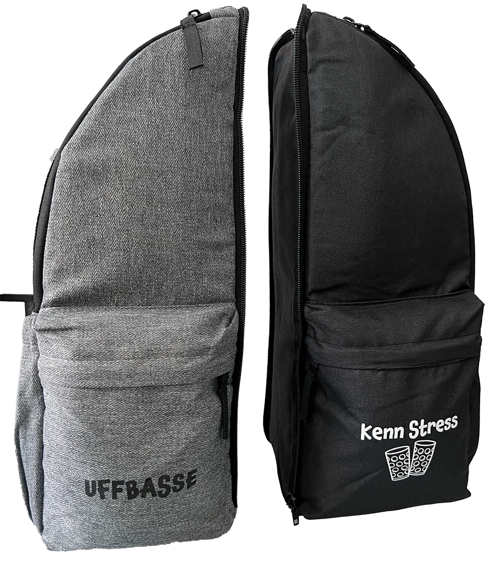 Schorle Rucksack mit Reißverschluss, in 2 Rucksäcke geteilt